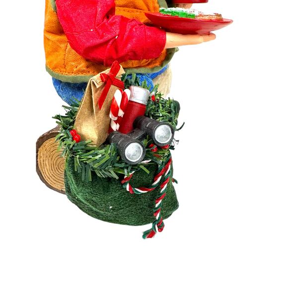 Dept 56 Possible Dreams Clothtique Santa-BASE CAMP with Lighted Campfire OBI! - Picture 5 of 16